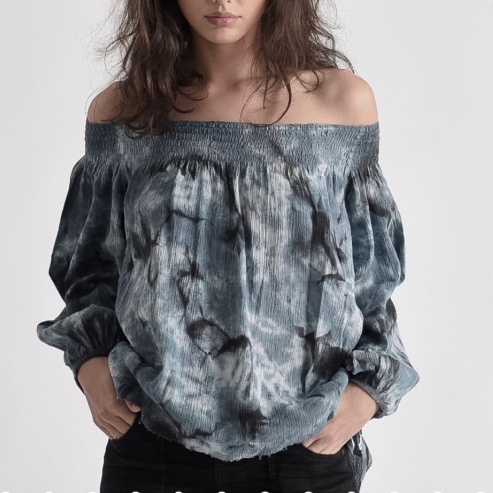 One X One Teaspoon Moon Ridge Sugar Tie Dye Top